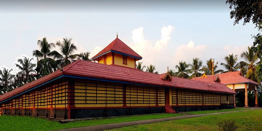 A picture of one of the most beautiful temples in Calicut