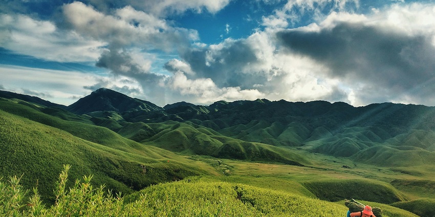 A view of Tamenglong Town, one of the scenic spots near Bunning Wildlife Sanctuary.