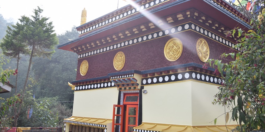 Witnessing the Bhumchu festival at Tashiding Monastery is one of the things to do in Pelling.