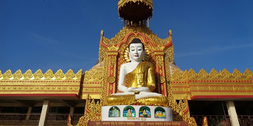 Image of Gold Buddha Statue - one of the best places to visit in Keylong