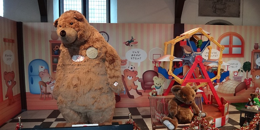 The beautiful Snapshot from the inside of a Teddy bear museum in Pattaya, Thailand