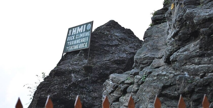 Tenzing rock climbing is one of the best spots for rock climbing in Darjeeling