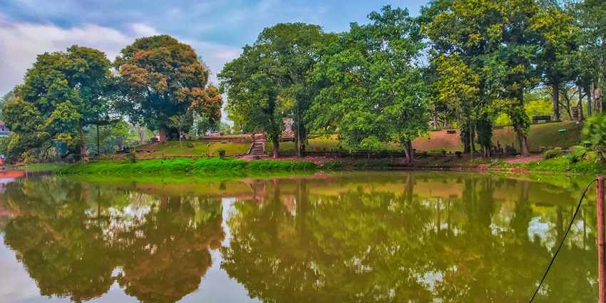 This temple is in the centre of Tezpur, Assam and is known for its spiritual peace