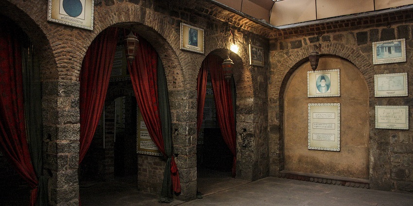 Picture of the beautiful house of the famous poet Mirza Ghalib in the old Delhi