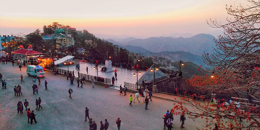 Explore the lively and vibrant Ridge, located in the heart of Shimla, Himachal Pradesh.