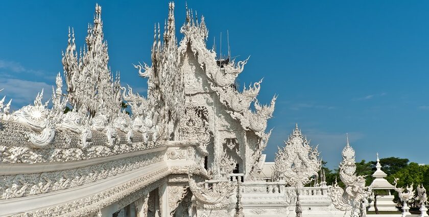 The White Temple is a marvellous symbol of tranquillity and architecture in Thailand.