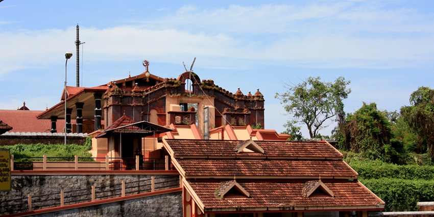 A view of the Thiruvangad Sree Ramaswamy Temple exuding old-world charm in Kerala.