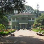 Beautiful snapshot of the front entrance of the Thrissur Museum and Zoo, Kerala