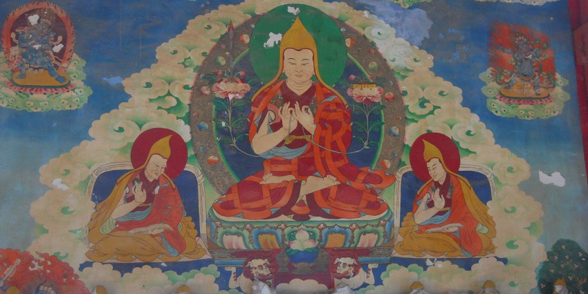 Witnessing the Tibetan Thangkas is one of the best things to do in Urgelling Monastery.