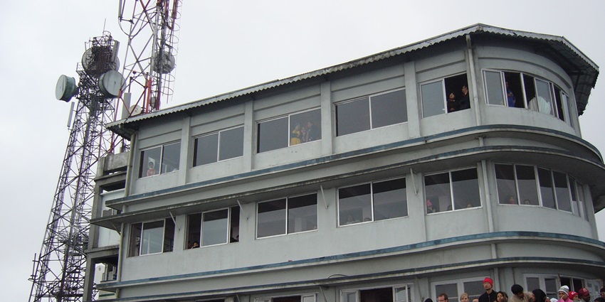 People enjoying scenic views of the Tiger Hill
