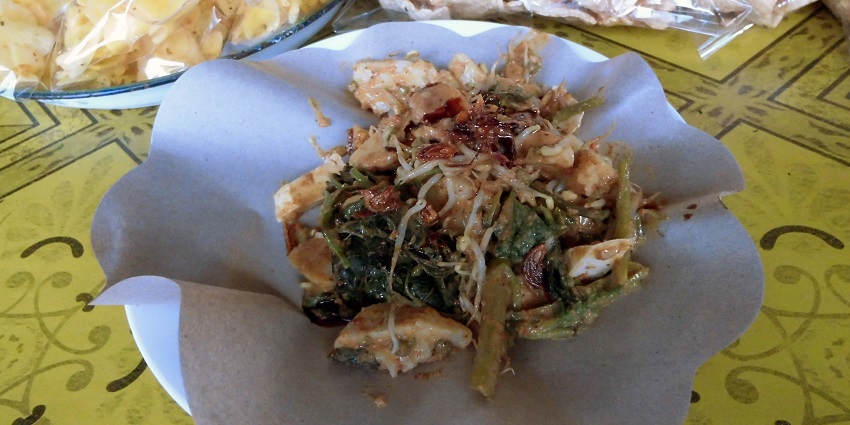 A picture showing a delicious food item placed on a table