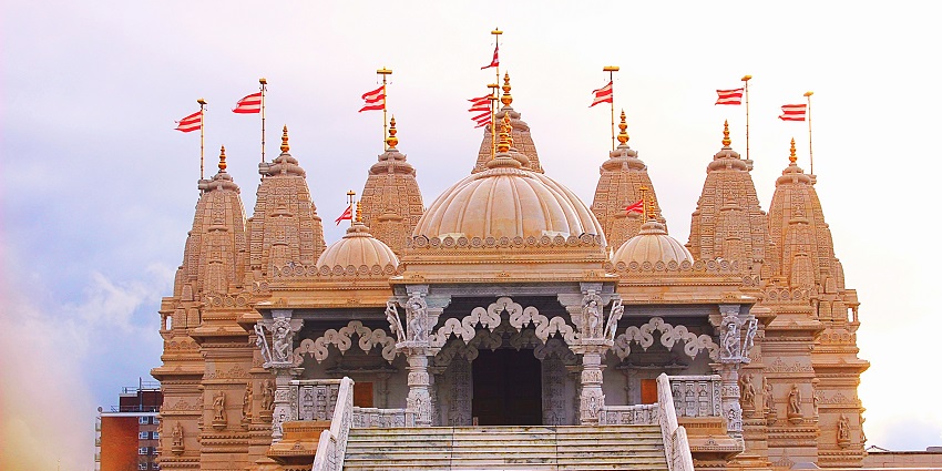 The Tirumala Venkateswara Temple, one of the hotspots near Akasha Ganga Waterfalls.