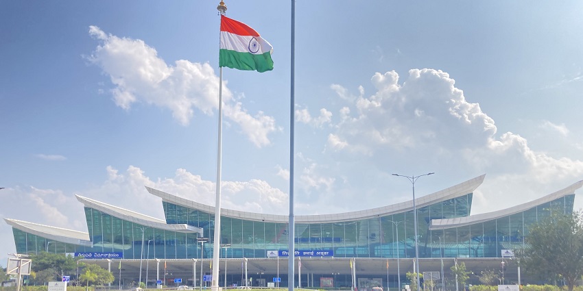 Tirupati Airport is the nearest airport to reach the waterfalls, about 75 km away.