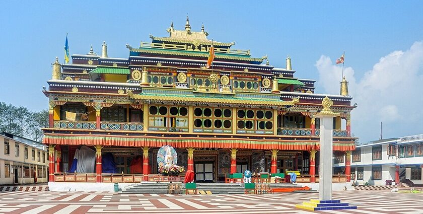 Ralang monastery is one of the popular destinations among the list of places to visit in South Sikkim