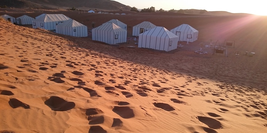 There are charismatic camps’ arrangements for guests during desert safari Dubai.