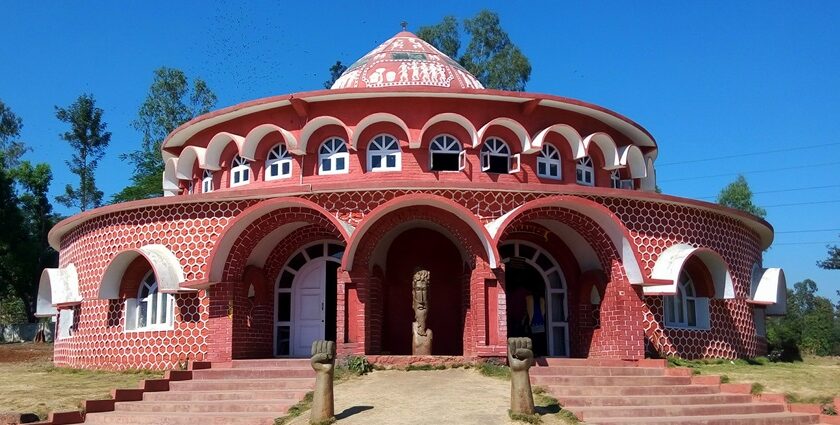 A picture of the Tribal Museum Araku, which is located in Visakhapatnam, Andhra Pradesh.