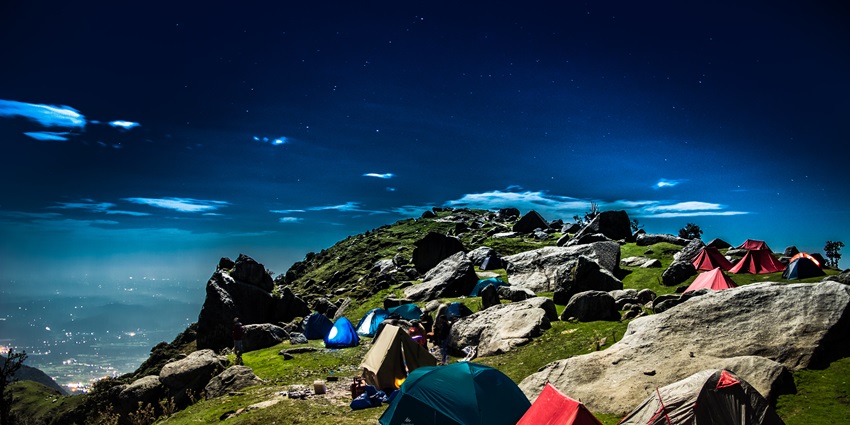Mesmerising Views of the Iconic Triund Hills of Himalaya– greeat place for new Year Pary