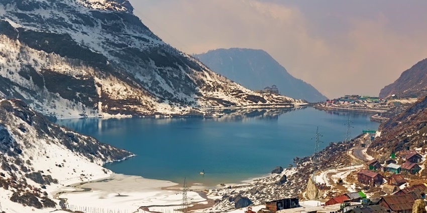 Sit back and relax near the serene Tsomgo Lake or Chhangoo Lake in Sikkim, North East.