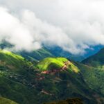 Scenic panoramic view of the beautiful Umsiang Picnic Place in the hills of Meghalaya