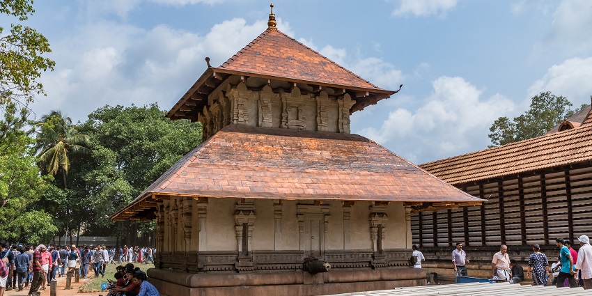 A temple in Kerala during day time