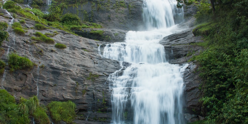 Indulge in exciting trekking around the beautiful Valara Waterfalls located in Kerala.