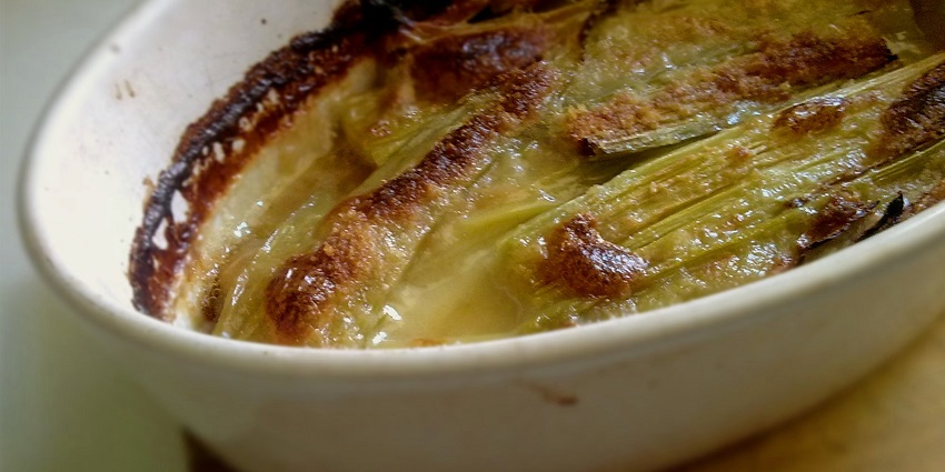 Vegetable Au Gratin is a foreign dish, later adopted and modified by the Daman people.