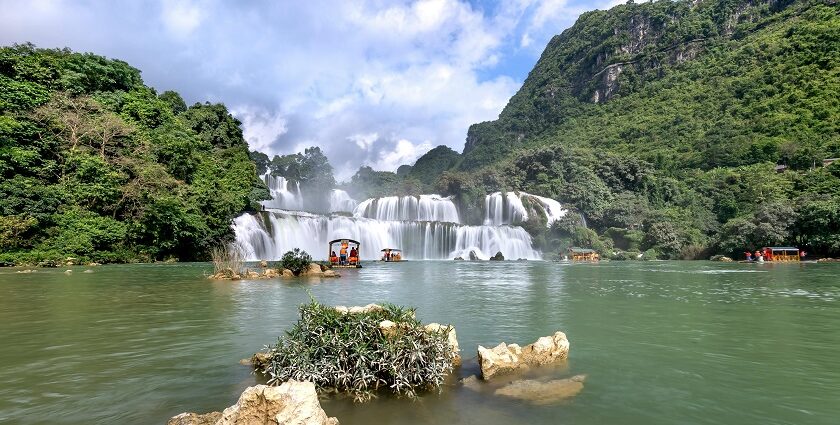 Witness the mesmerising views of the majestic Vietnam Waterfalls on your nature getaway.