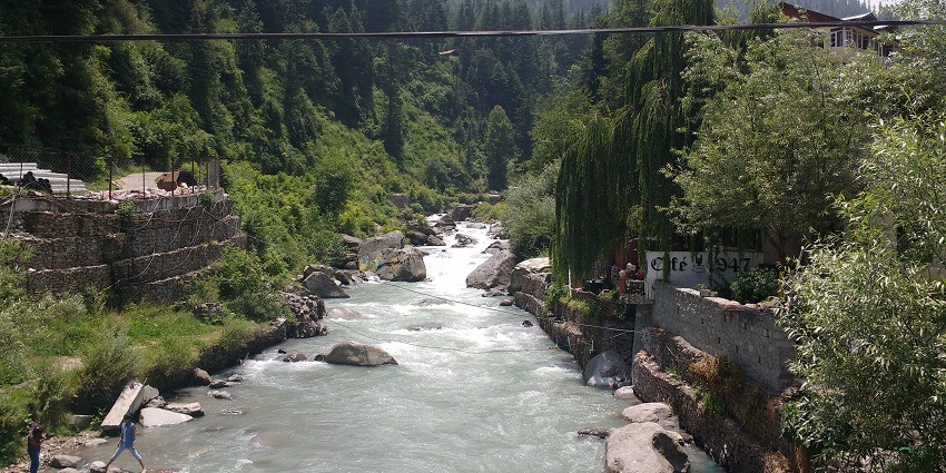 Kangra Bridge across Bhaner Khad River - places to visit near Jwalamukhi temple.
