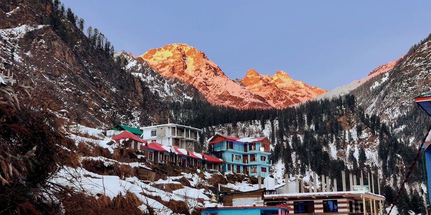 Scenic view of Himachal Pradesh showcasing lush green mountains - Hill Stations Near Palampur.