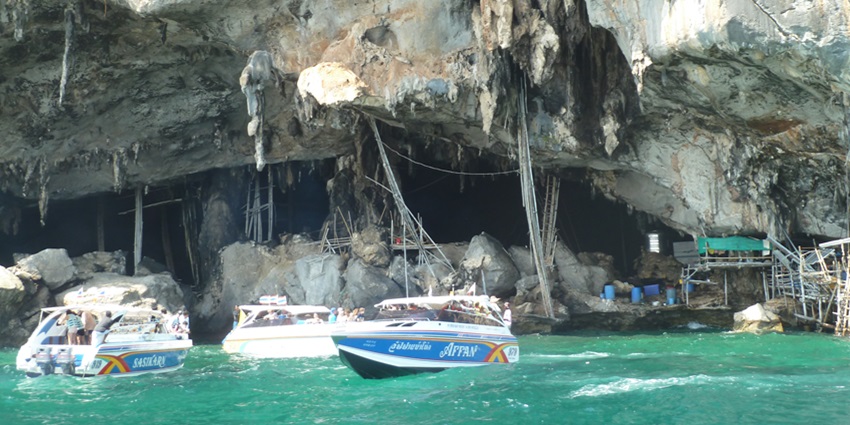 Viking Cave, famed for its cave paintings, is one of the best places to visit in Thailand.
