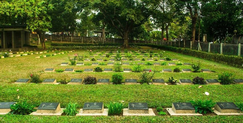 War cemetary of Guwahati is the haunted place in Assam that also pays tribute to World War 2 soldiers