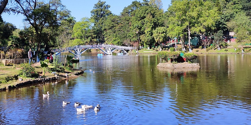 Admiring the beauty around Ward’s Lake is one of the best things to do in Shillong.