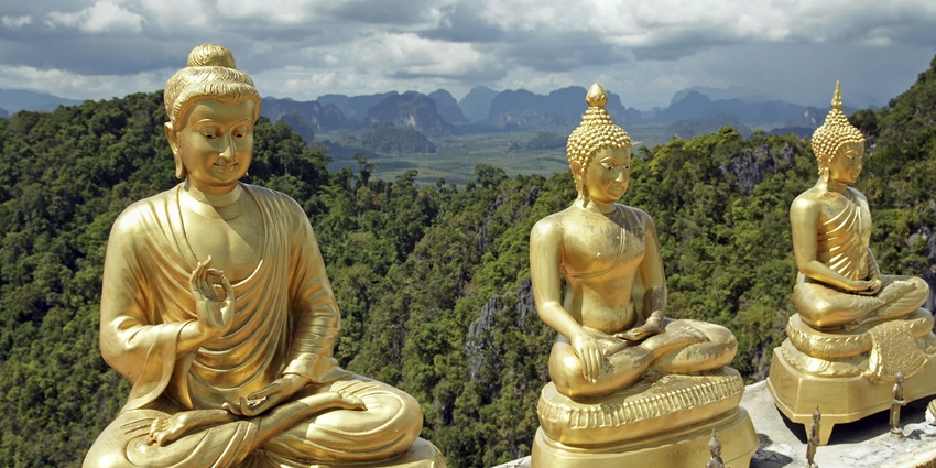 Wat Tham Suea, also called Tiger Cave Temple, is the largest Buddha shrine in the region.