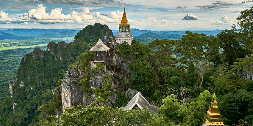Wat Wang Wiwekaram is one of the best places to visit near Erawan National Park.