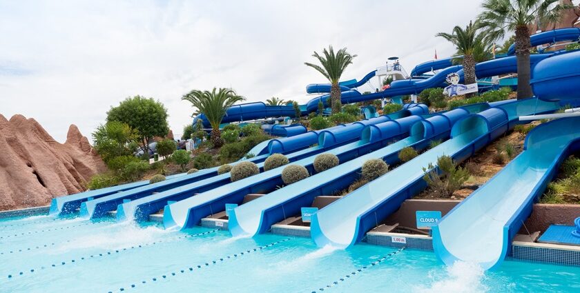 Go on fun water rides whilst taking in the splendid views of the Himalayas at these water parks