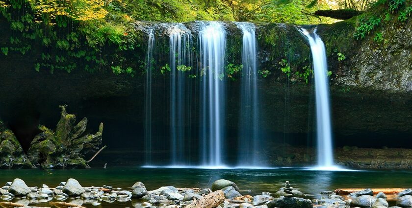 Explore the mesmerising views at the famous Posadi Gumpe Waterfalls in Bayar, Kerala