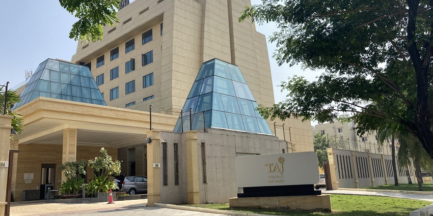 An image of a hotel, an accommodation near the sacred Perumal Temple, Tirupati.