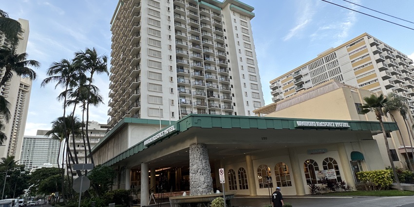 An image of a hotel, an accommodation while indulging in the thrilling Dawki scuba diving.