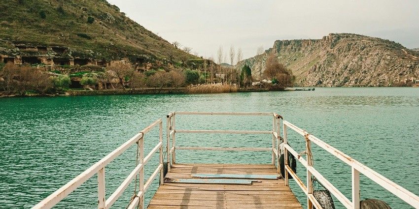 An idyllic view of the shimmering waters of the Zeilad Lake, a hotspot of the region.