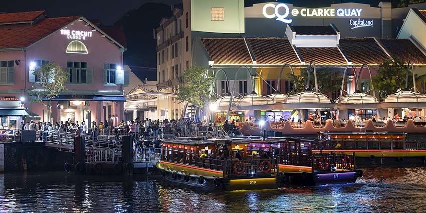 An iconic night club in Clarke Quay Singapore.