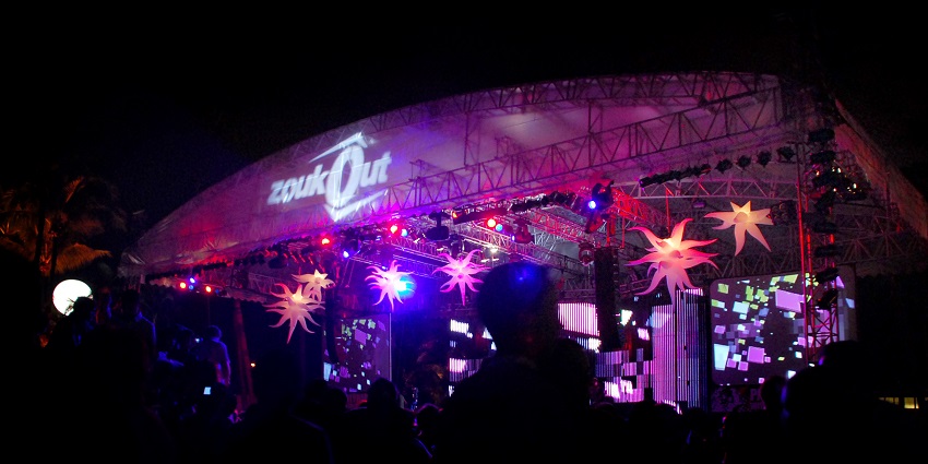 ZoukOut Singapore is the best music festival to enjoy New Year celebration in Singapore.