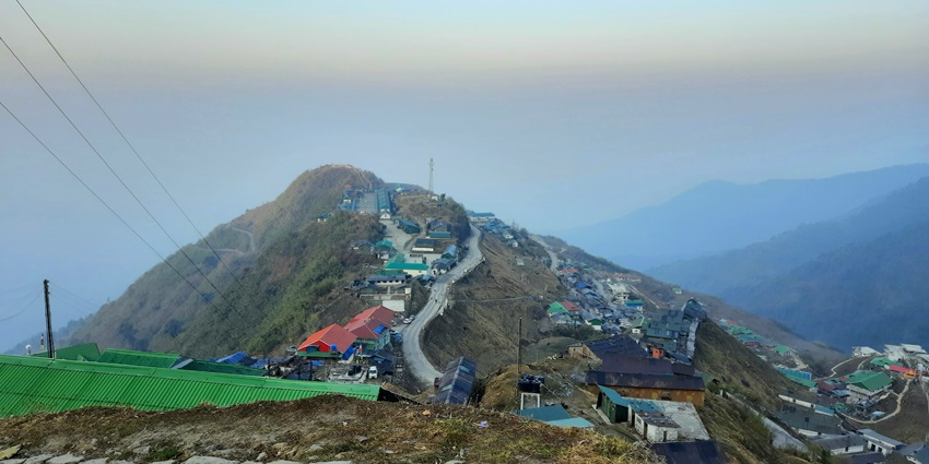 A hill village near Gangtok