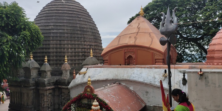 A pilgrimage site with unique architecture and hilltop views - things to do in Guwahati
