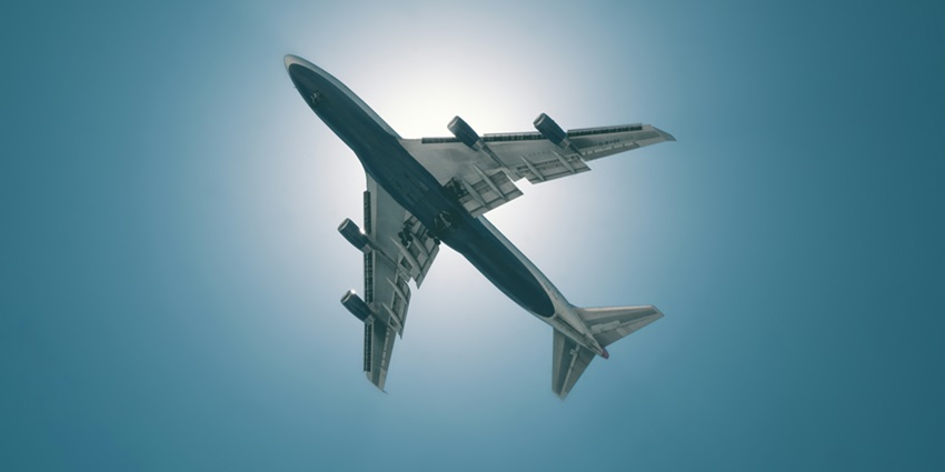 A view of an aeroplane, one of the most convenient and hassle-free ways to reach Nagaland.