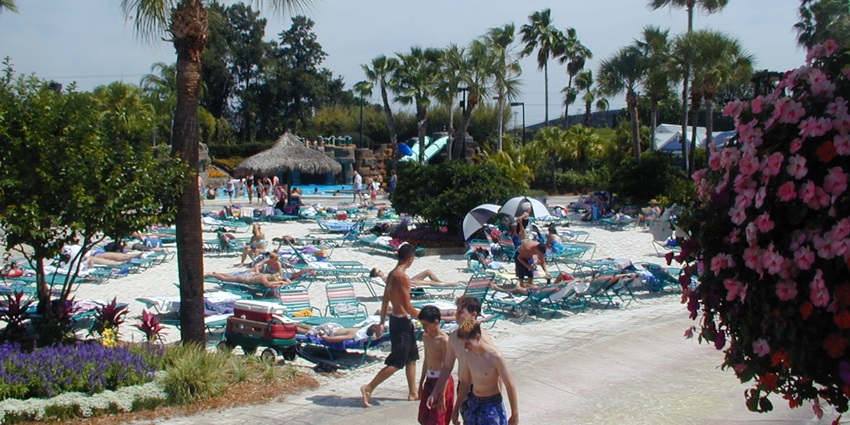 Snapshot of the beautiful 6 Shades of Nature water theme park in Goa surrounded by scenic landscape