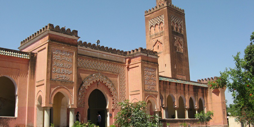 Snapshot of the front enterence gate of the Moorish Mosque Kapurthala in Punjab