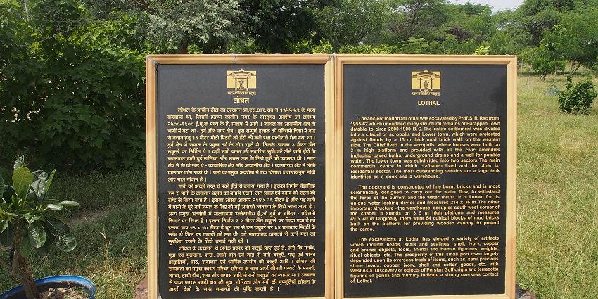 Lothal Museum houses many artefacts and sections from the Harappan civilisation.