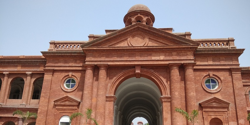 Snapshot of the Famous colonial-era Town Hall Amritsar which asl houses the partition Museum