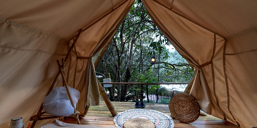 Enjoy rustic camping at Abu Ghumo with its tents, hiking, birdwatching, and campfires.