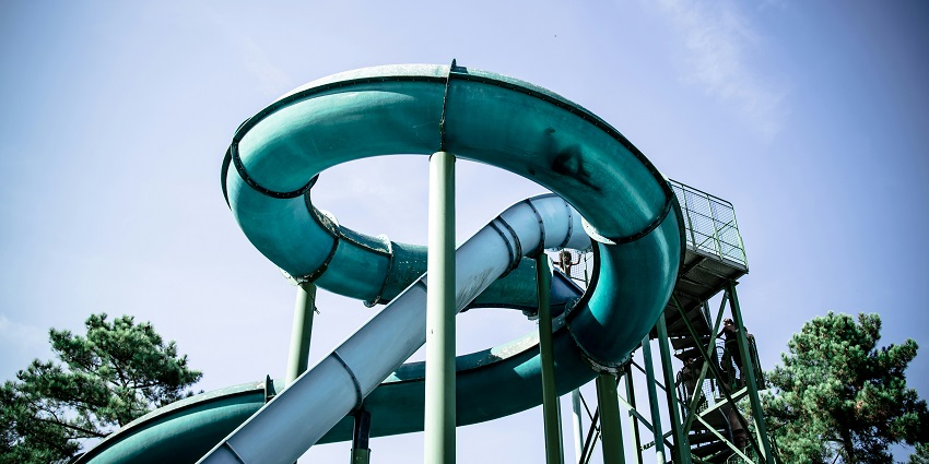 A majestic ride at Adventure Island Patna, one of the quaint water parks in Patna.